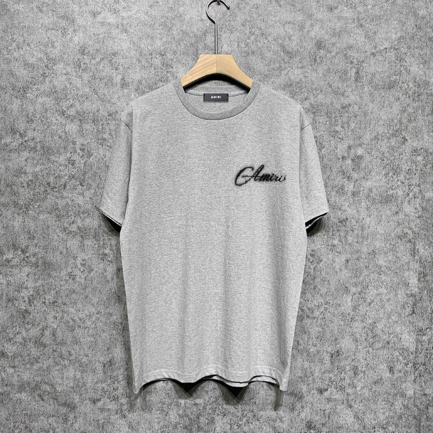 Amiri t shirts gypsophila printing short sleeve