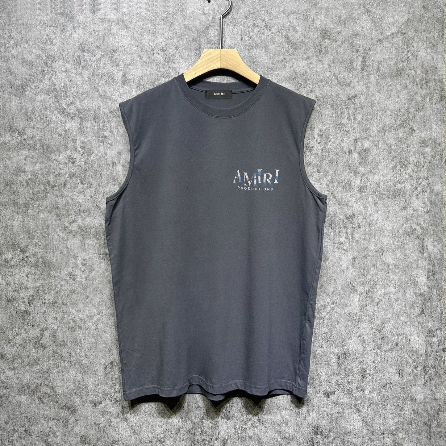 Amiri tank top double-sided rose printing