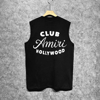Amiri tank top hollywood club printing